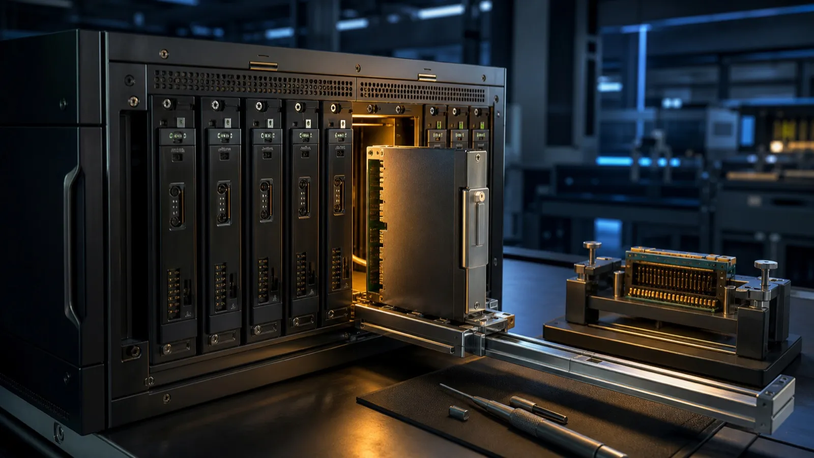 Modulaarse AI-agendi tööjaama kontrollitud hooldus ja komponendivahetus