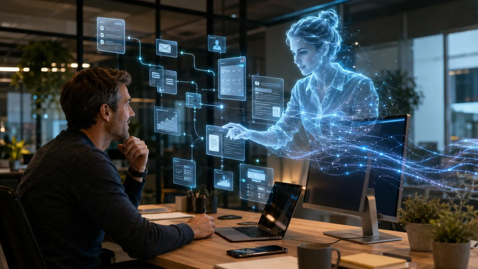 AI agent ühendub ettevõtte süsteemidega